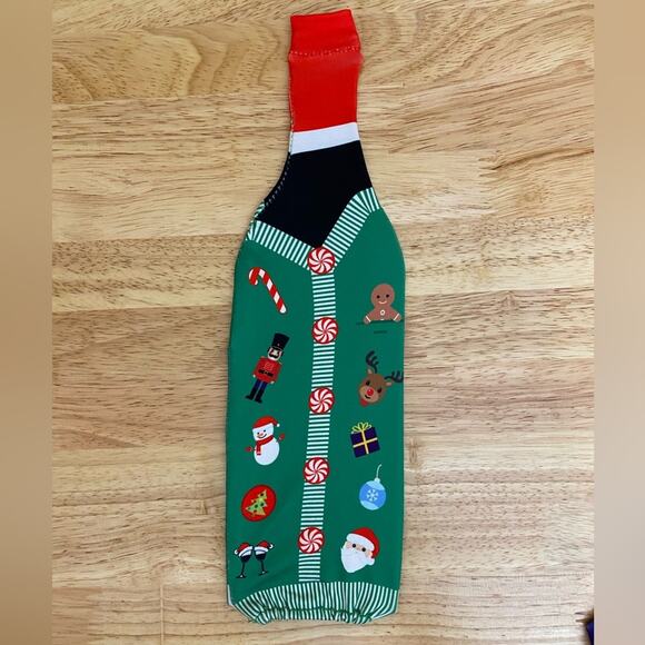 Toast the Season Christmas Wine Bottle Cover - Set of Five - Picture 8 of 9